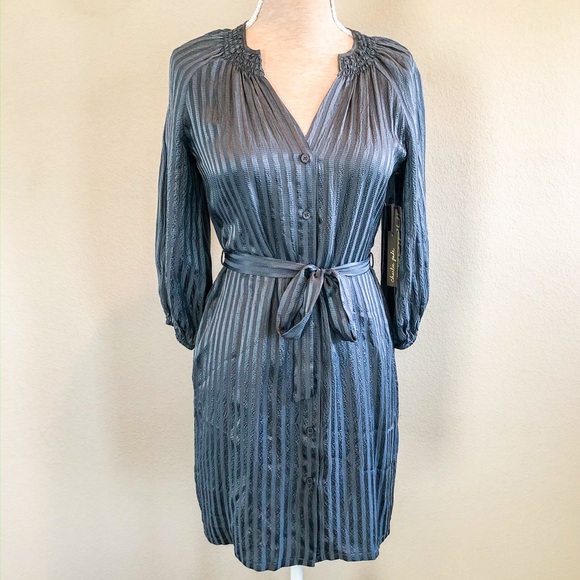 charlie jade Dresses & Skirts - NWT Charlie Jade 100% Silk Long Sleeve Dress